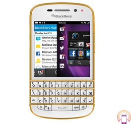 BlackBerry Q10 SQN100 Special Edition Belo-zlatna