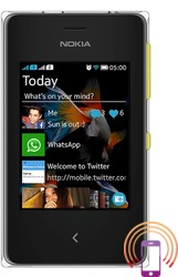 Nokia Asha 500 Dual SIM Žuta