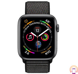 Apple Watch Series 4 Sport 40mm (GPS plus LTE) Aluminium Grey Sport Loop Band Crna Prodaja