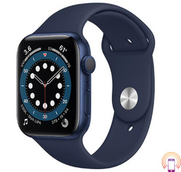 Apple Watch Series 6 40mm (GPS) Aluminium Case Blue Sport Band Navy Plava
