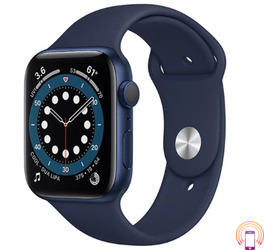 Apple Watch Series 6 44mm (GPS) Aluminium Case Blue Sport Band Navy Plava