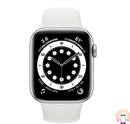 Apple Watch Series 6 44mm (GPS) Aluminium Case Silver Sport Band Bela 