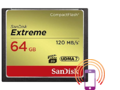 SanDisk SDCFXSB-064G Extreme Compact Flash (120MB-s / 85mb-s) 64GB Crna Prodaja