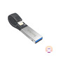 SanDisk iXpand Flash Drive 32GB with iPhone lightning connector SDIX30C-032G-GN6NN Srebrna-Crna